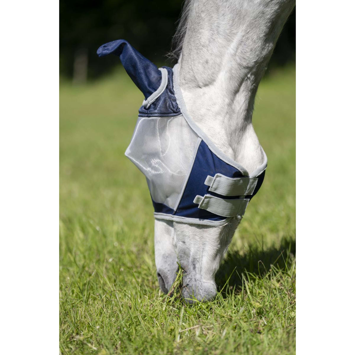 Horseware Fly Mask Shield Navy/Silber