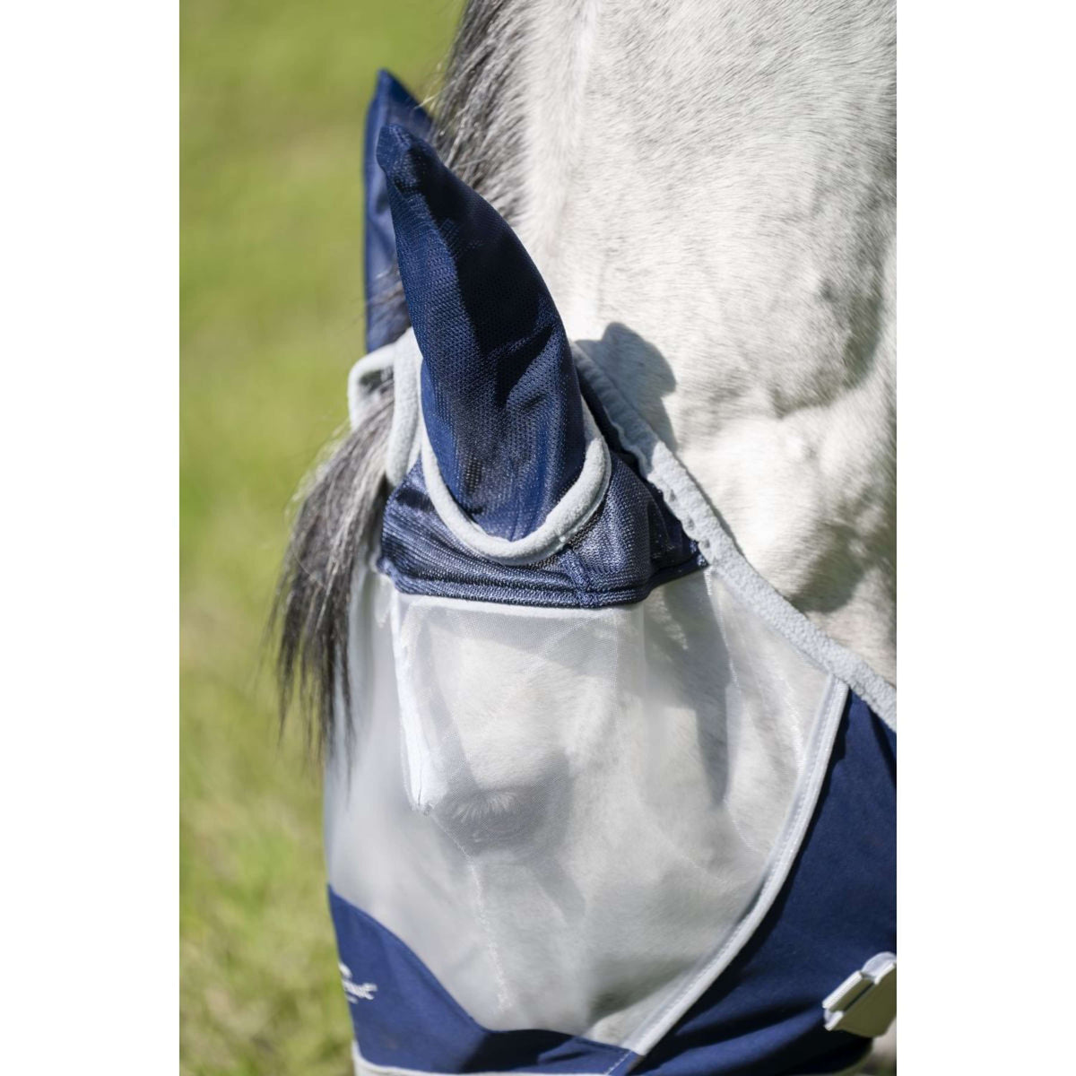 Horseware Fly Mask Shield Navy/Silber