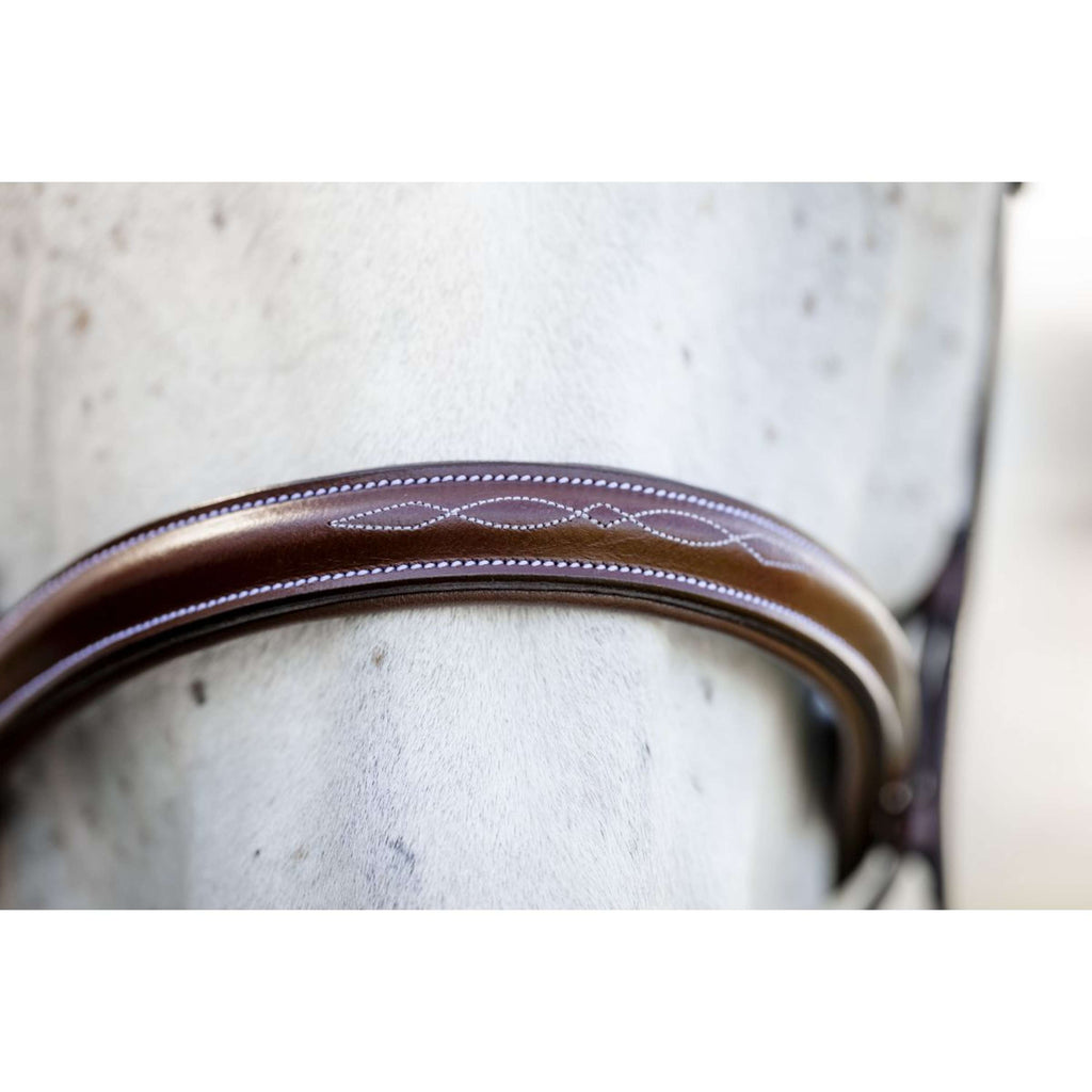 Horseware Zaum Hunter Cavesson mit Zügeln Dark Tan