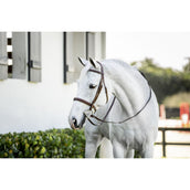 Horseware Zaum Pony Hunter Cavesson mit Zügeln Dark Tan