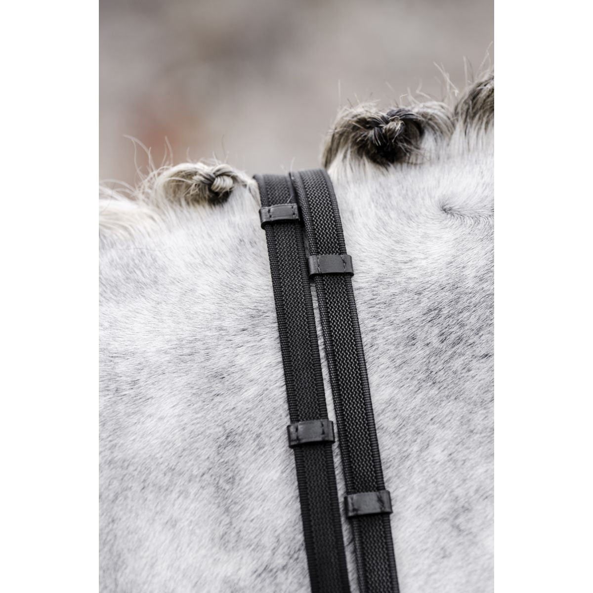 Horseware Zügel Rubber Grip Continental Schwarz