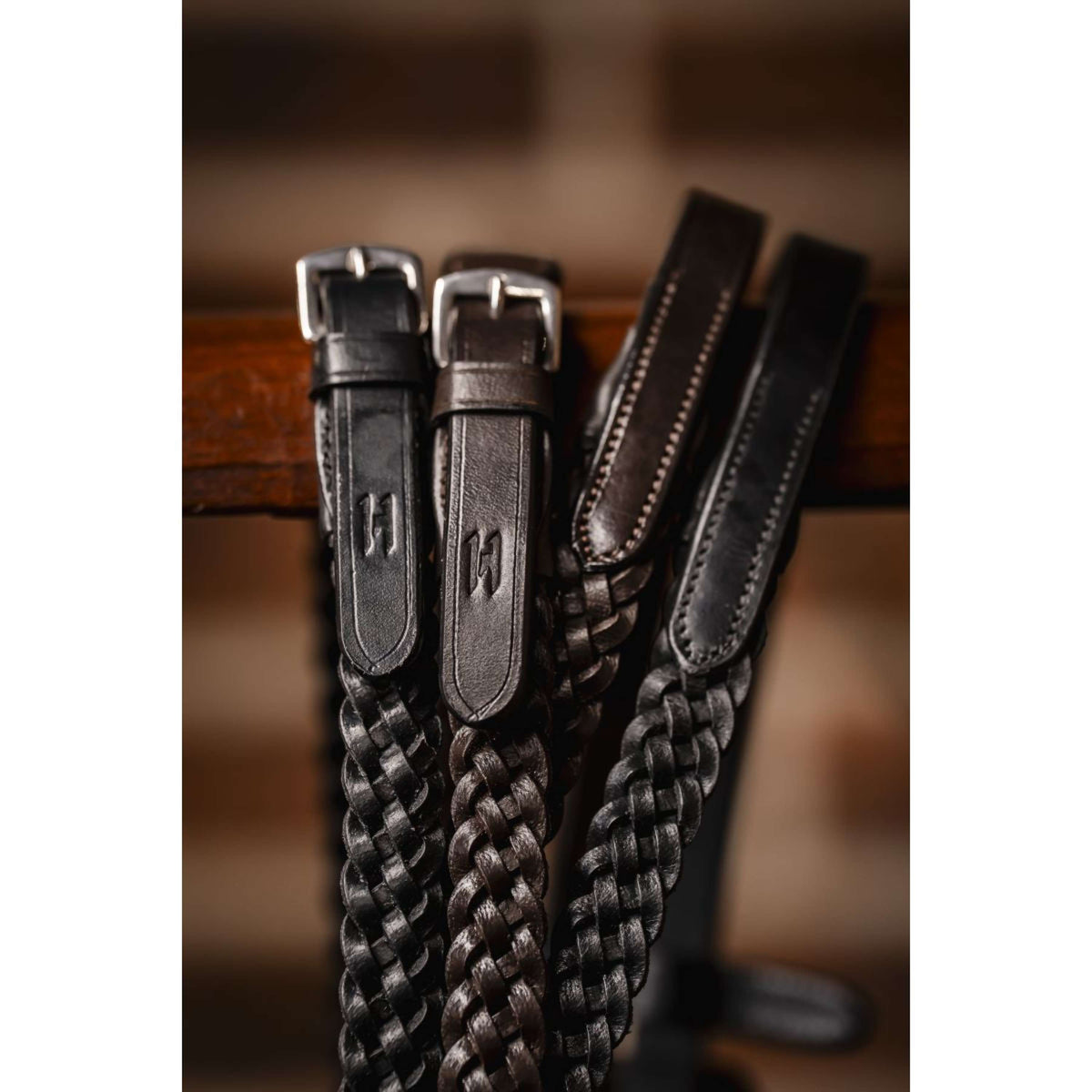 Horseware Zügel Plaited Braun