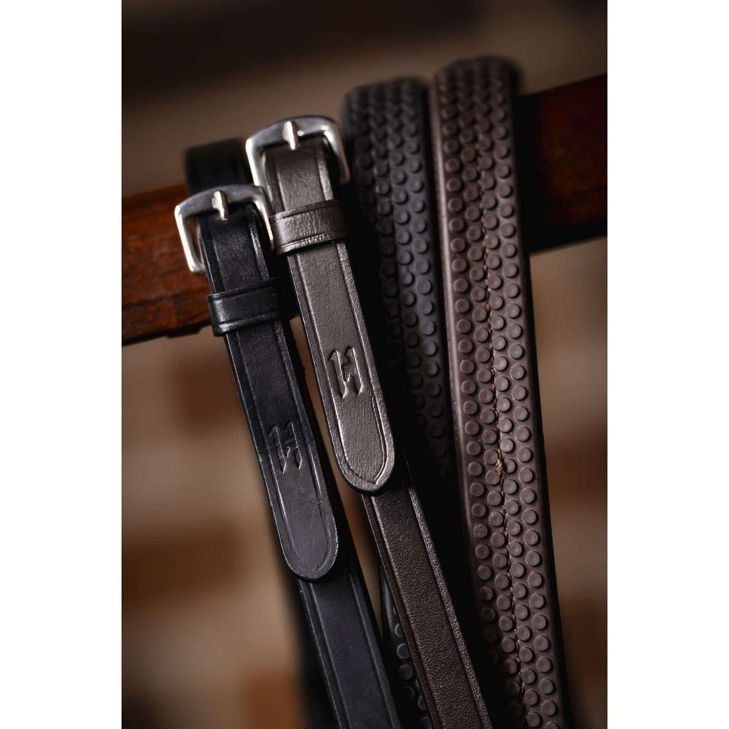 Horseware Zügel Rubber Grip Schwarz