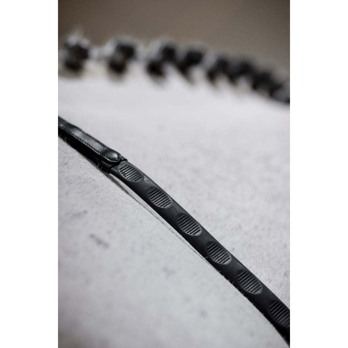 Horseware Zügel Thumb Grip Rubber Schwarz