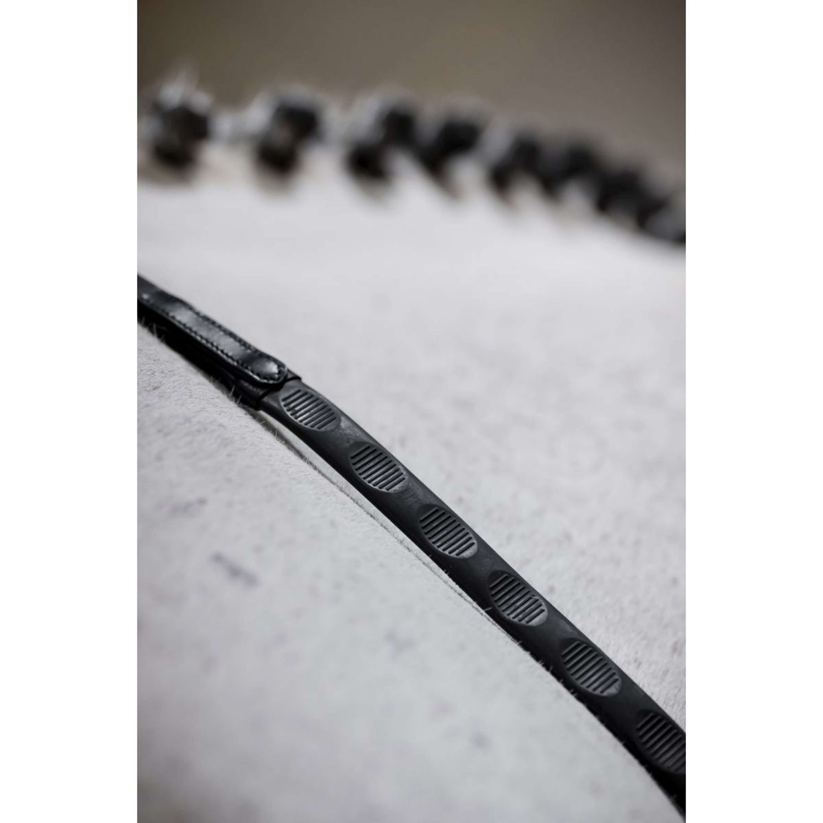 Horseware Zügel Thumb Grip Rubber Schwarz