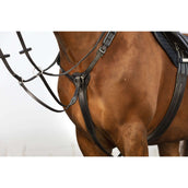 Rambo Micklem Brustgeschirr mit Martingal Schwarz