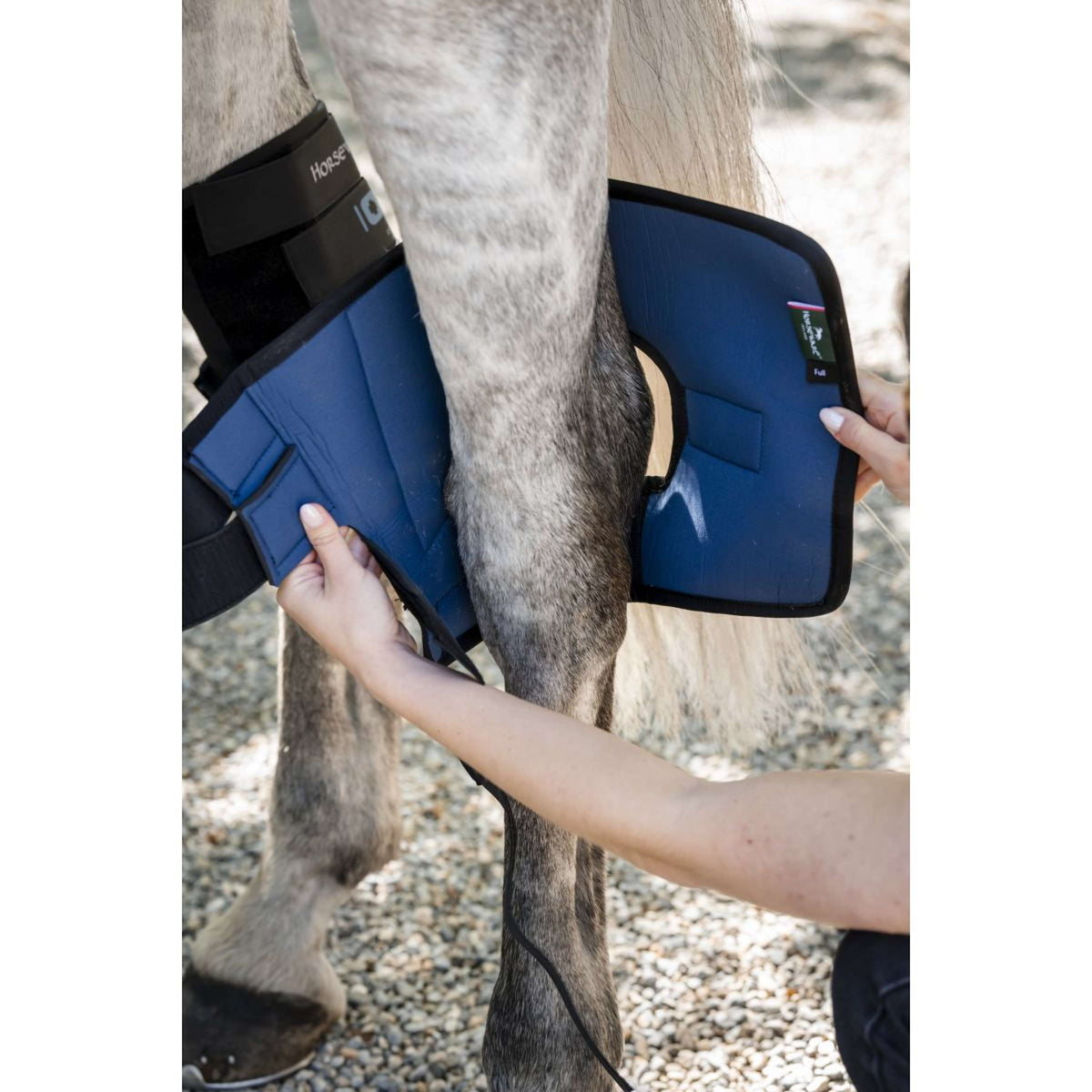 Horseware Hock Boots Ionic Set of 2 Schwarz