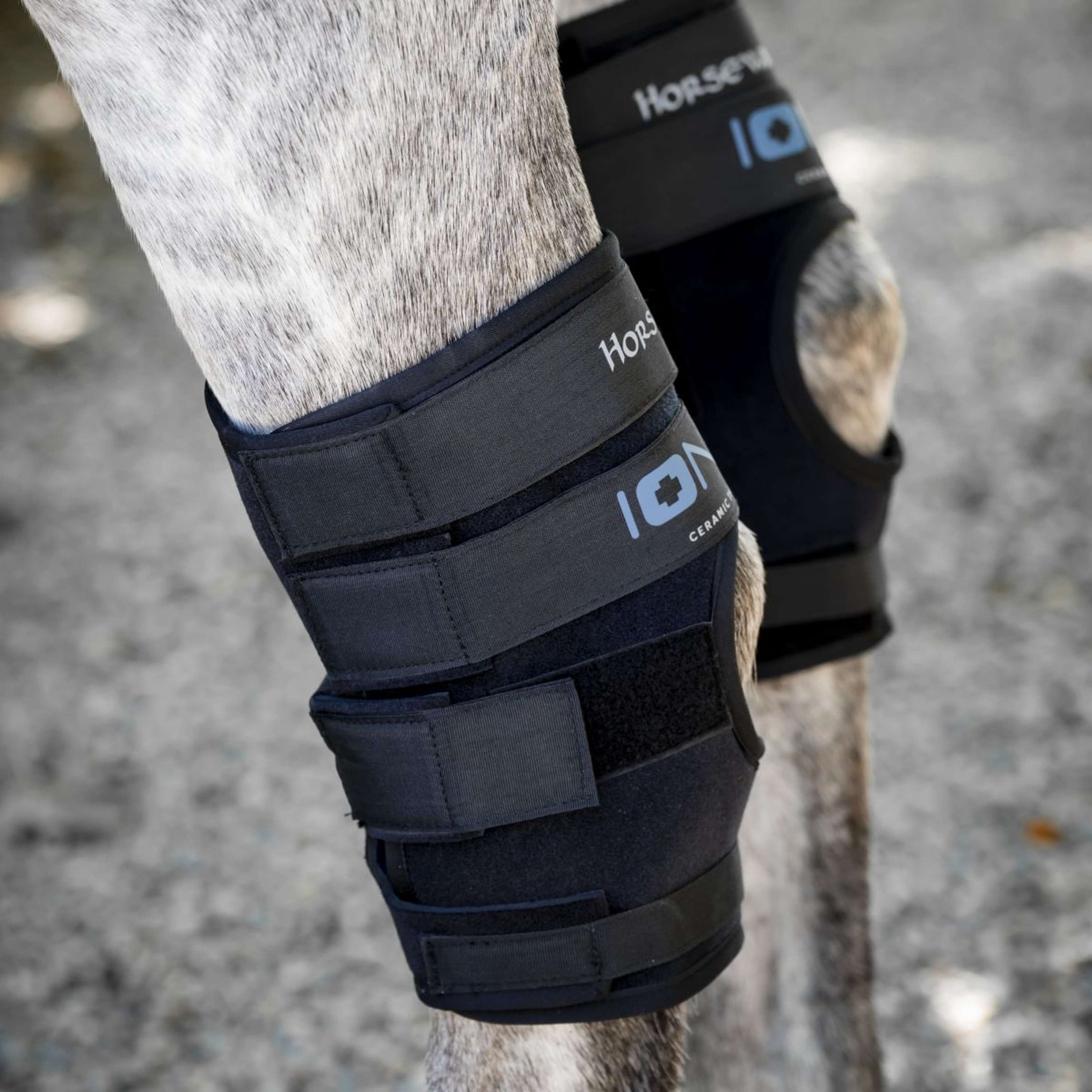 Horseware Hock Boots Ionic Set of 2 Schwarz Horseware Hock Boots Ionic Set of 2 Schwarz