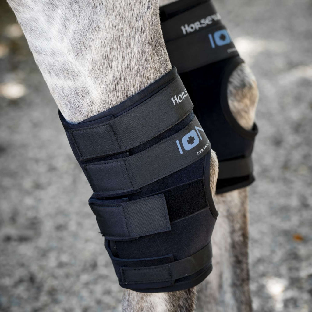 Horseware Hock Boots Ionic Set of 2 Schwarz