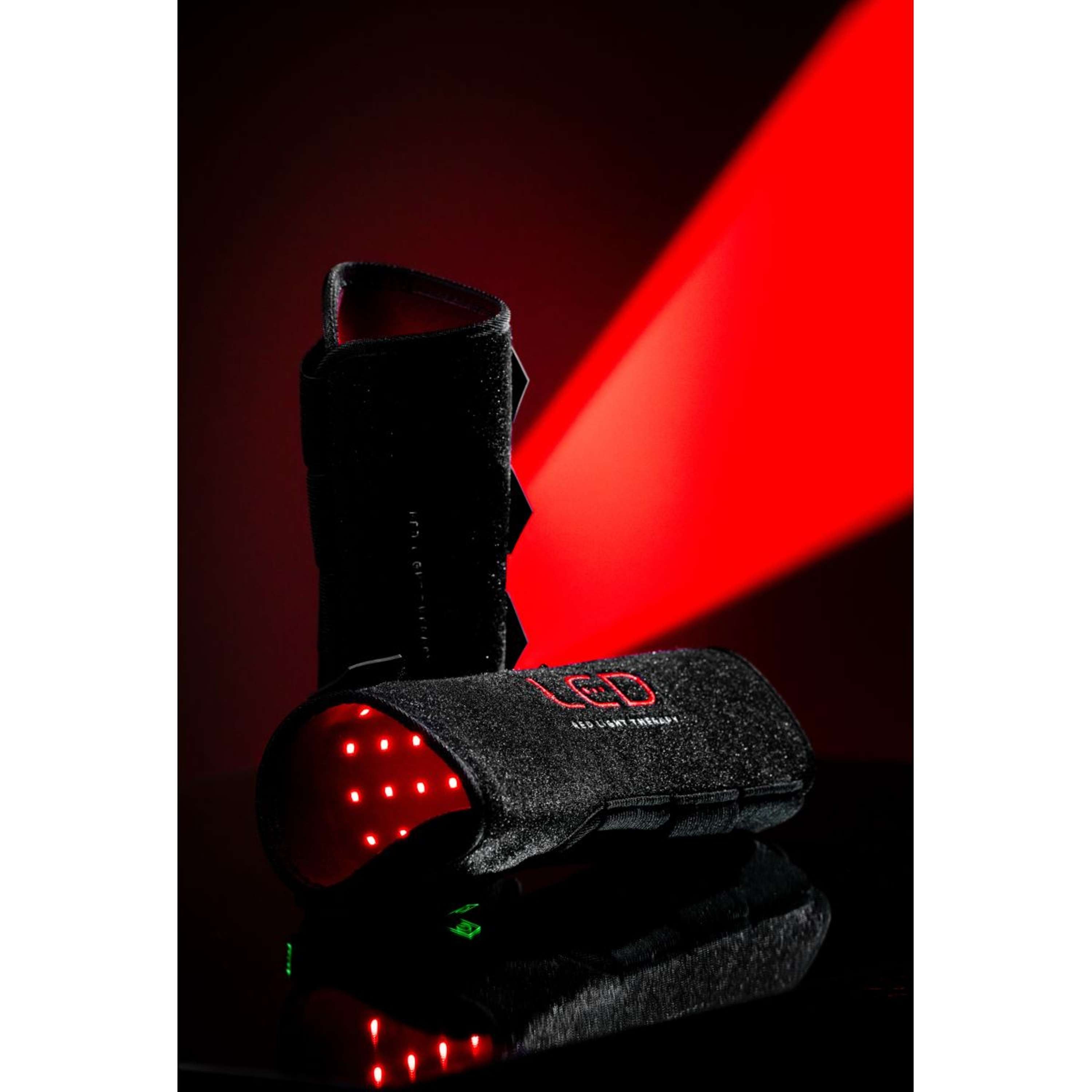 Horseware Leg Wraps LED Red Light Therapy Pair Schwarz/Schwarz
