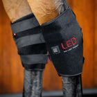 Horseware Hock Boots LED Red Light Therapy Pair Schwarz/Schwarz