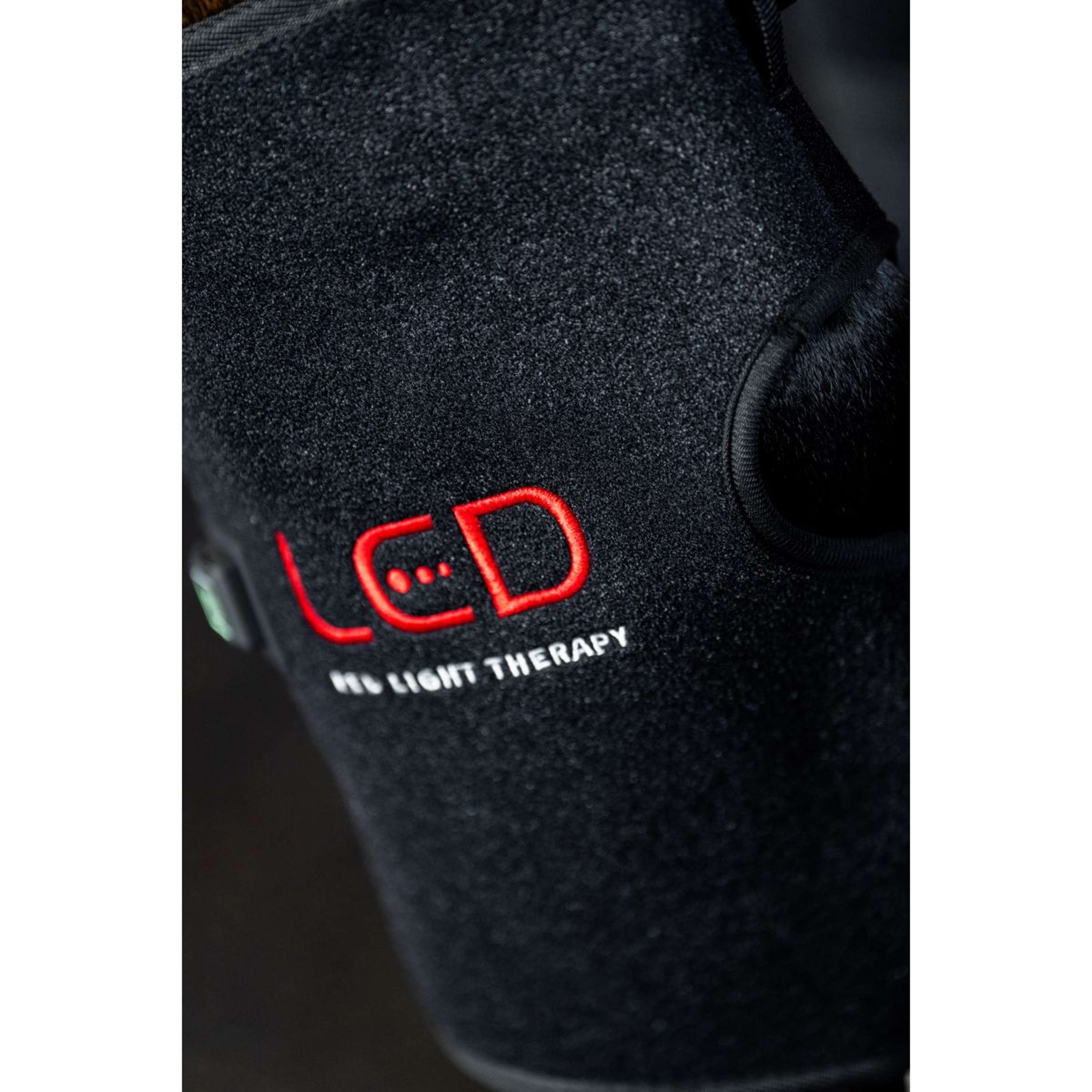 Horseware Hock Boots LED Red Light Therapy Pair Schwarz/Schwarz