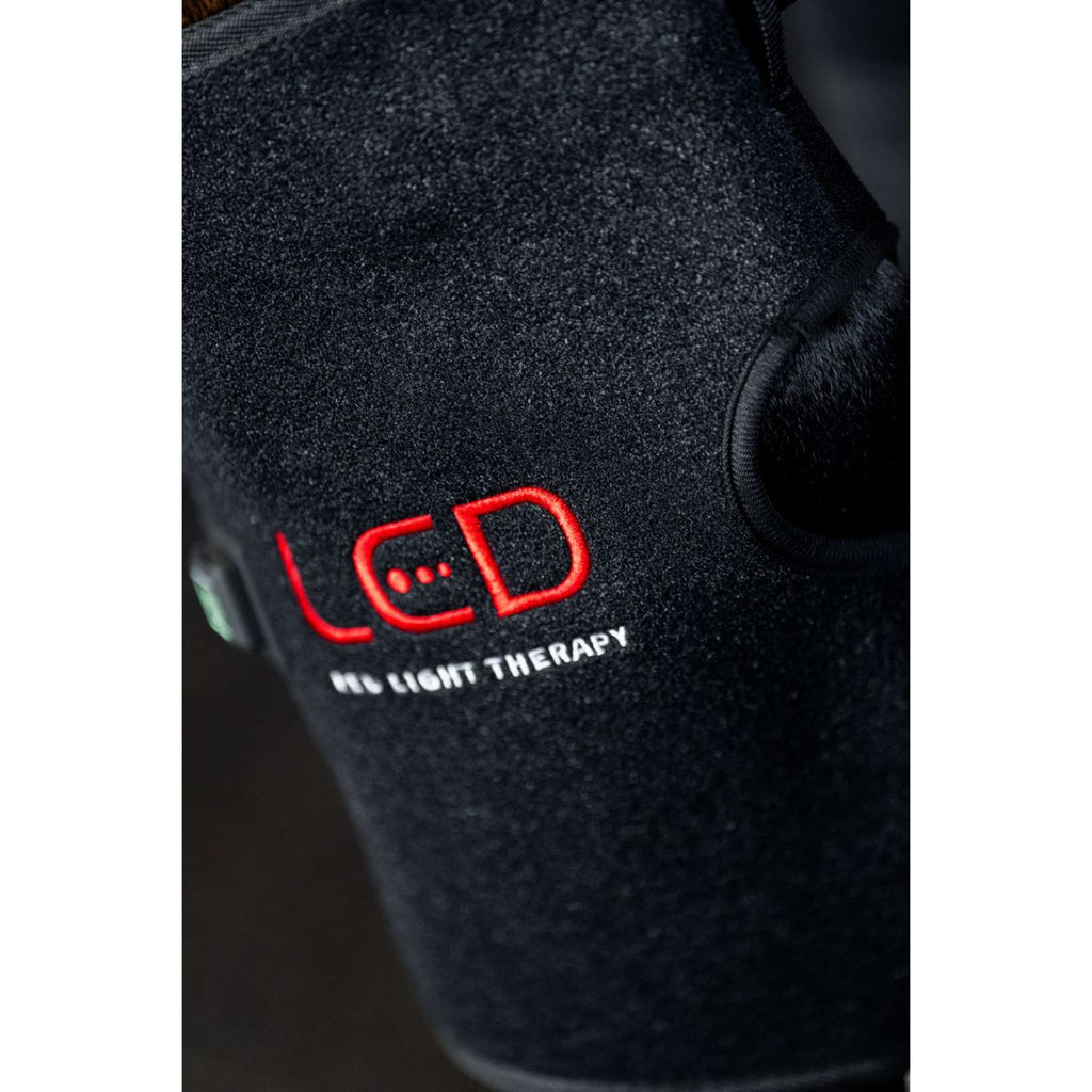 Horseware Hock Boots LED Red Light Therapy Pair Schwarz/Schwarz