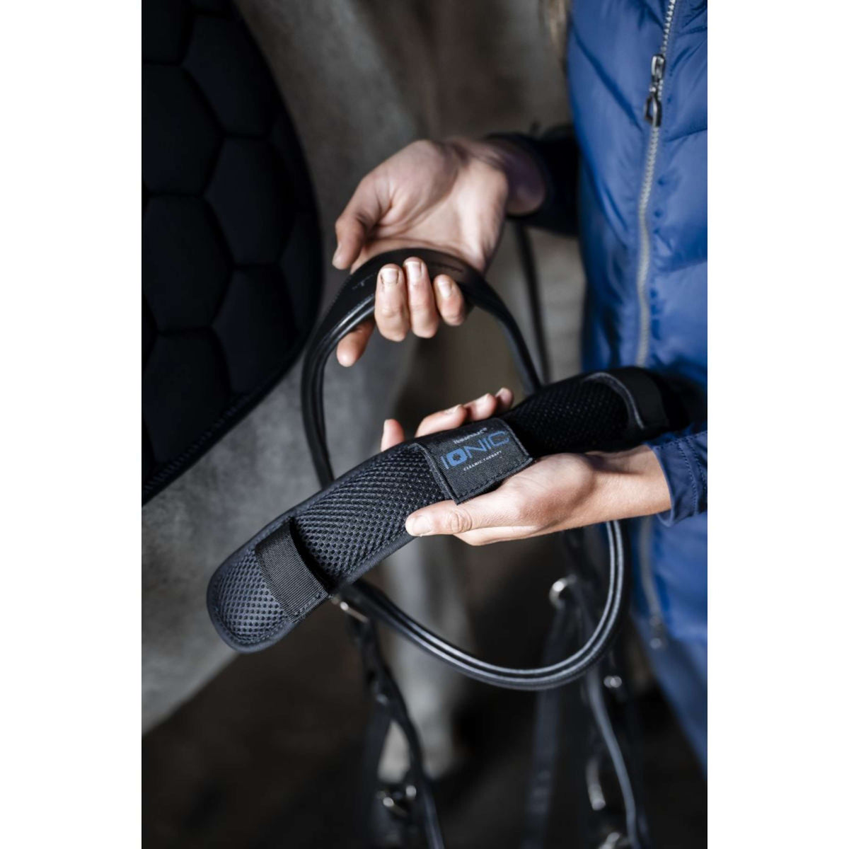 Horseware Kopfstückschutz Ionic Schwarz