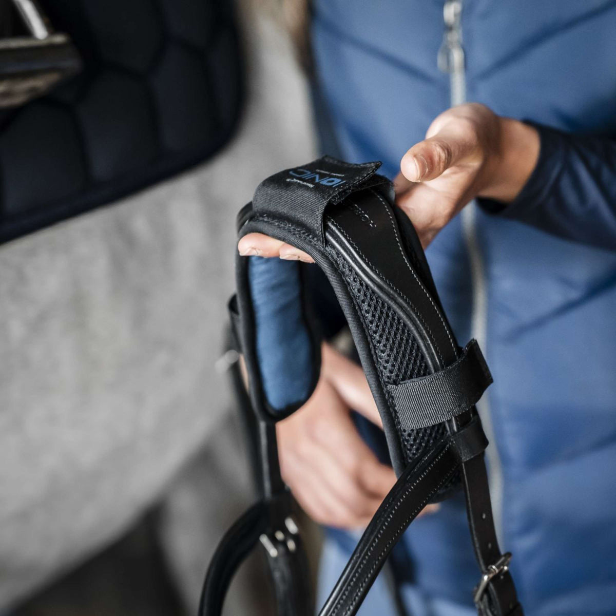 Horseware Kopfstückschutz Ionic Schwarz