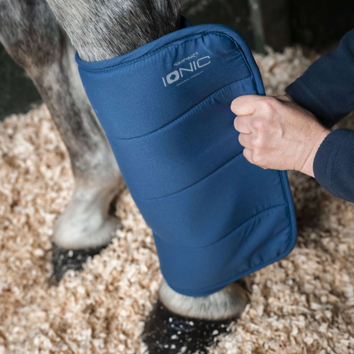 Horseware Bandage Pads Ionic Set of 2 Imperial Blue