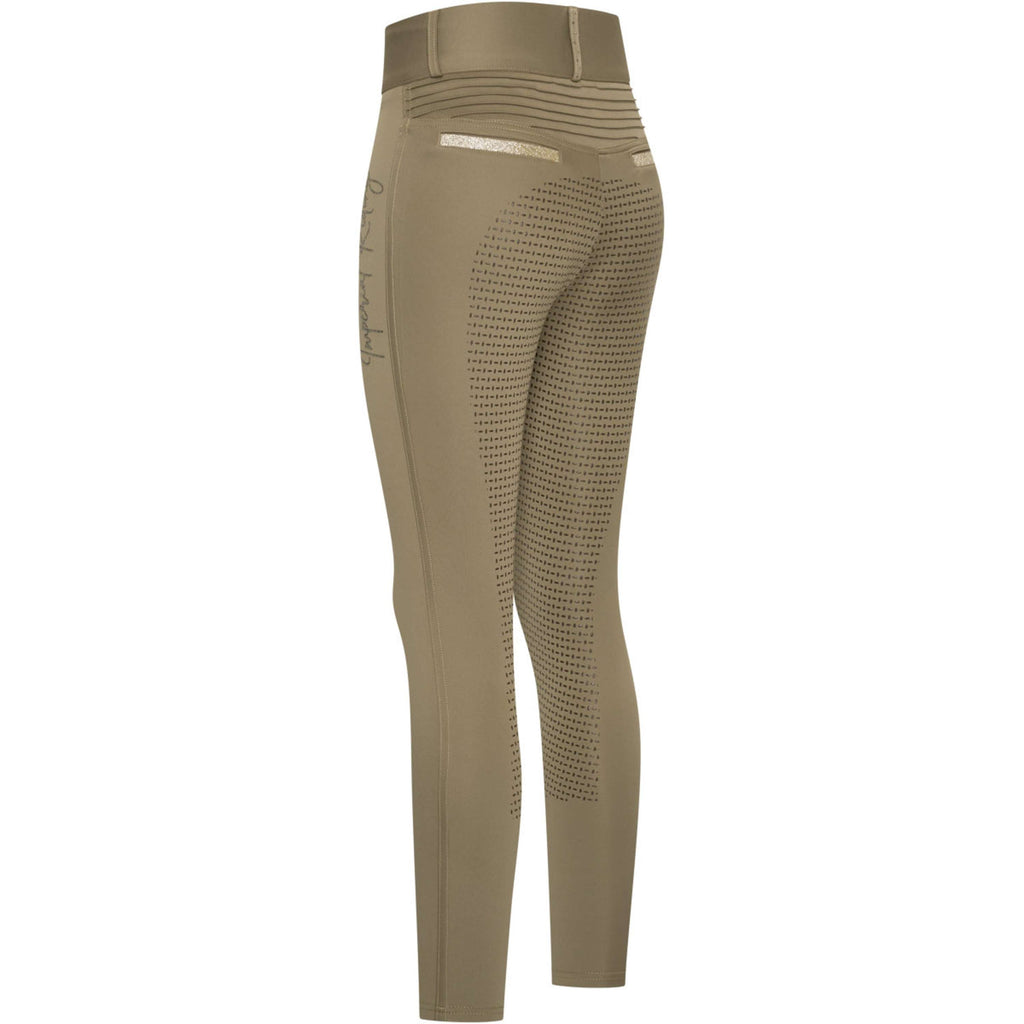 Imperial Riding Reitleggings IRHComfi Sparks Full Grip Leichte Olive