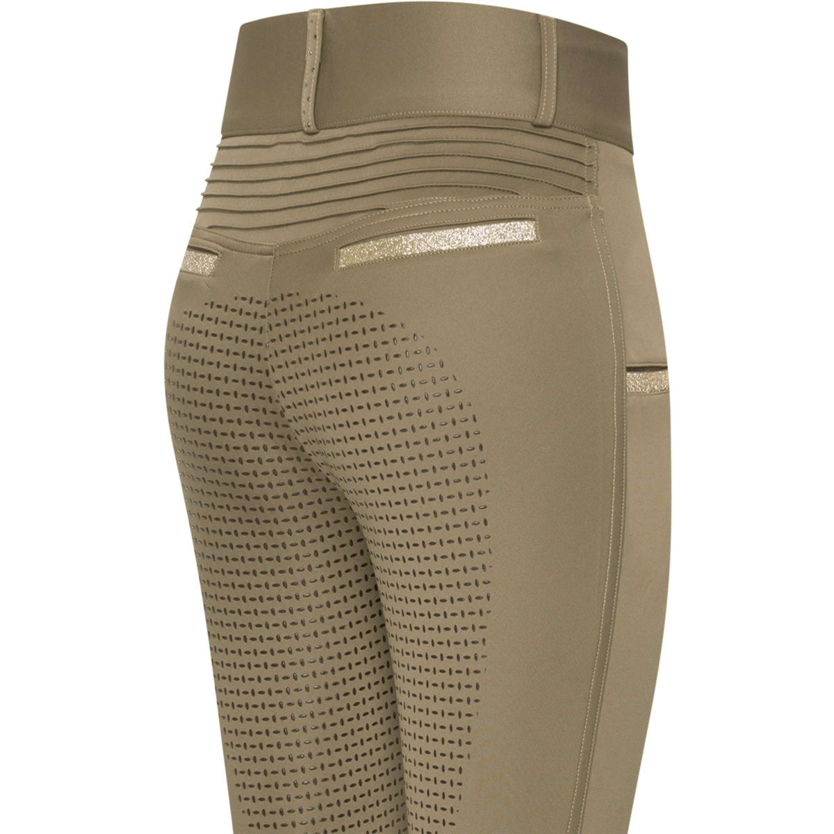 Imperial Riding Reitleggings IRHComfi Sparks Full Grip Leichte Olive