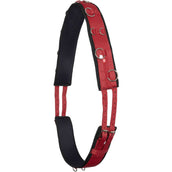 Imperial Riding Longiergurt Deluxe Nylon Tango Rot