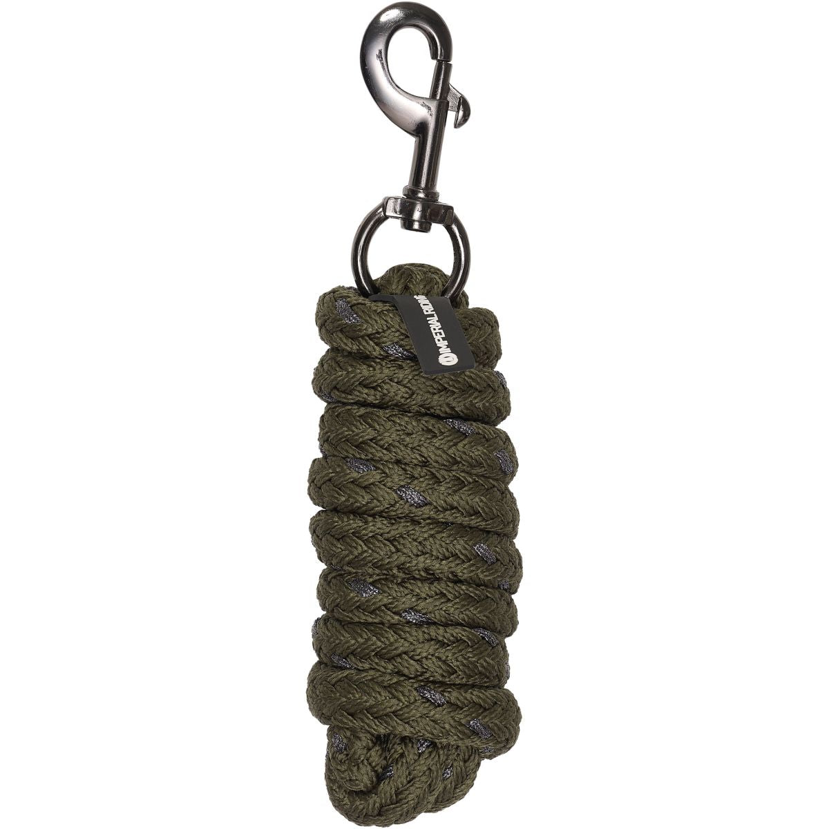 Imperial Riding Führstrick IRHDeluxe mit Karabinerhaken Olivgrün