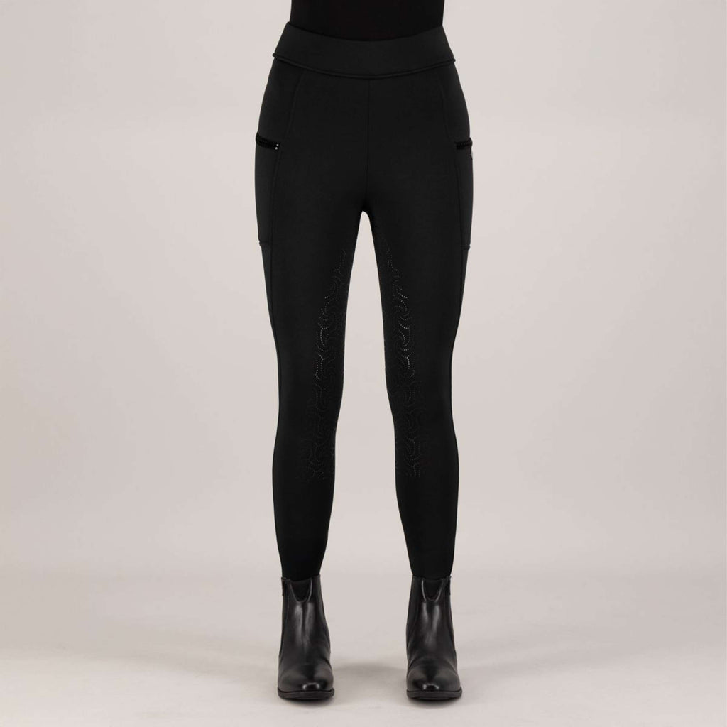 Imperial Riding Reitleggings IRHTeddy Full Grip Schwarz
