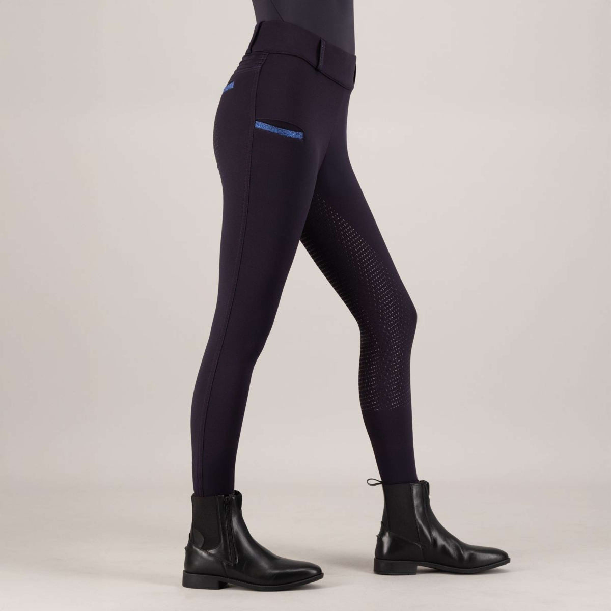 Imperial Riding Reitleggings IRHComfi Sparks Full Grip Schwarz