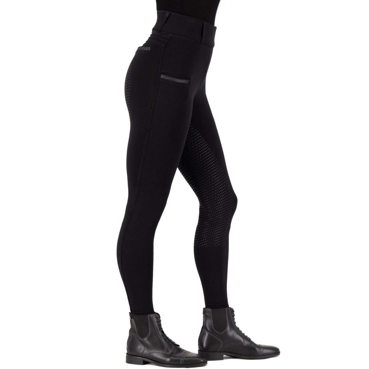 Imperial Riding Reitleggings IRHComfi Sparks Full Grip Schwarz