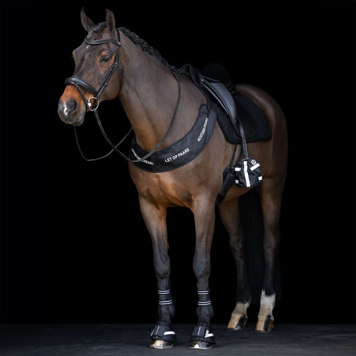Imperial Riding Zehenwärmer IRHReflective Schwarz