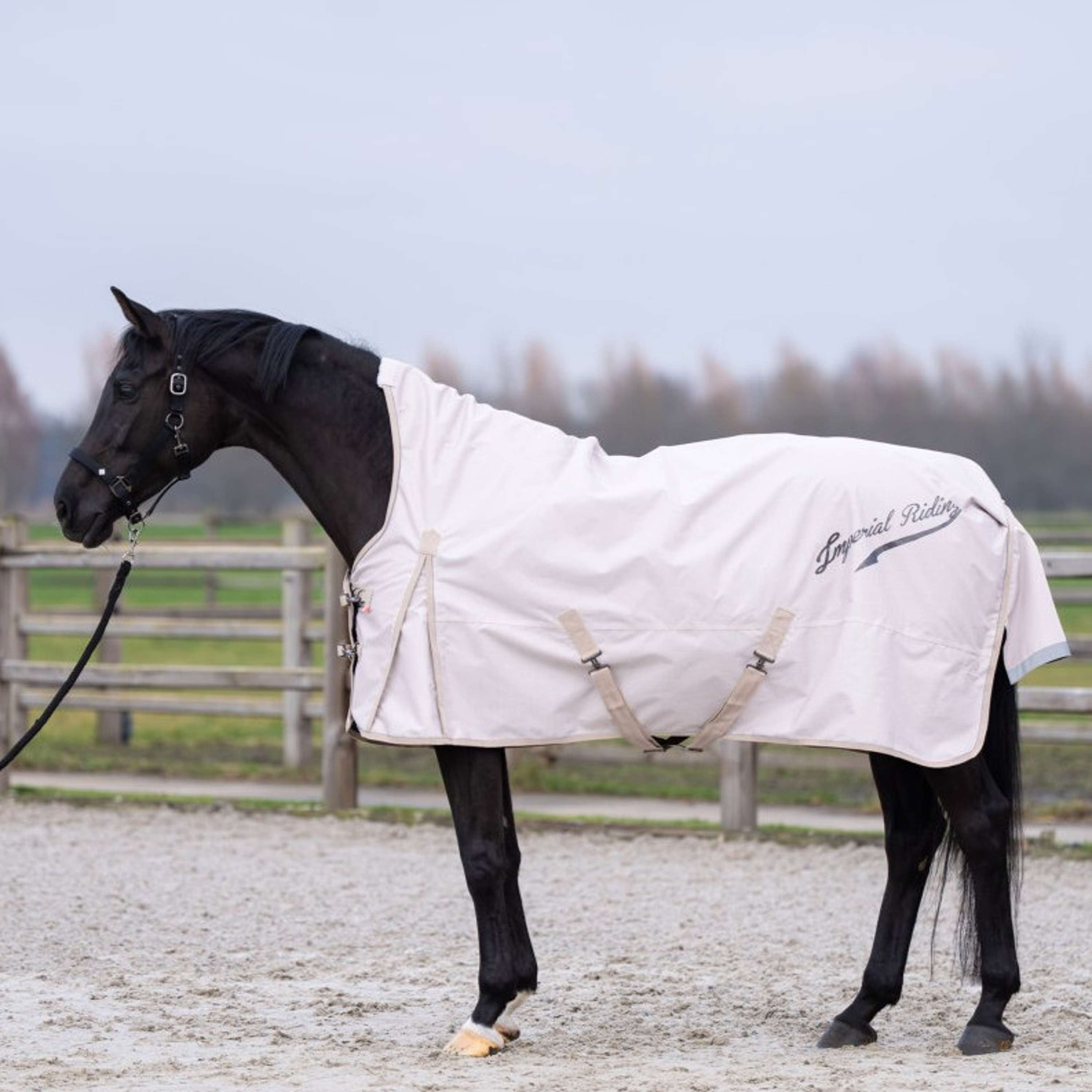 Imperial Riding Outdoordecke IRHSuper-dry AOP 0g Taupe