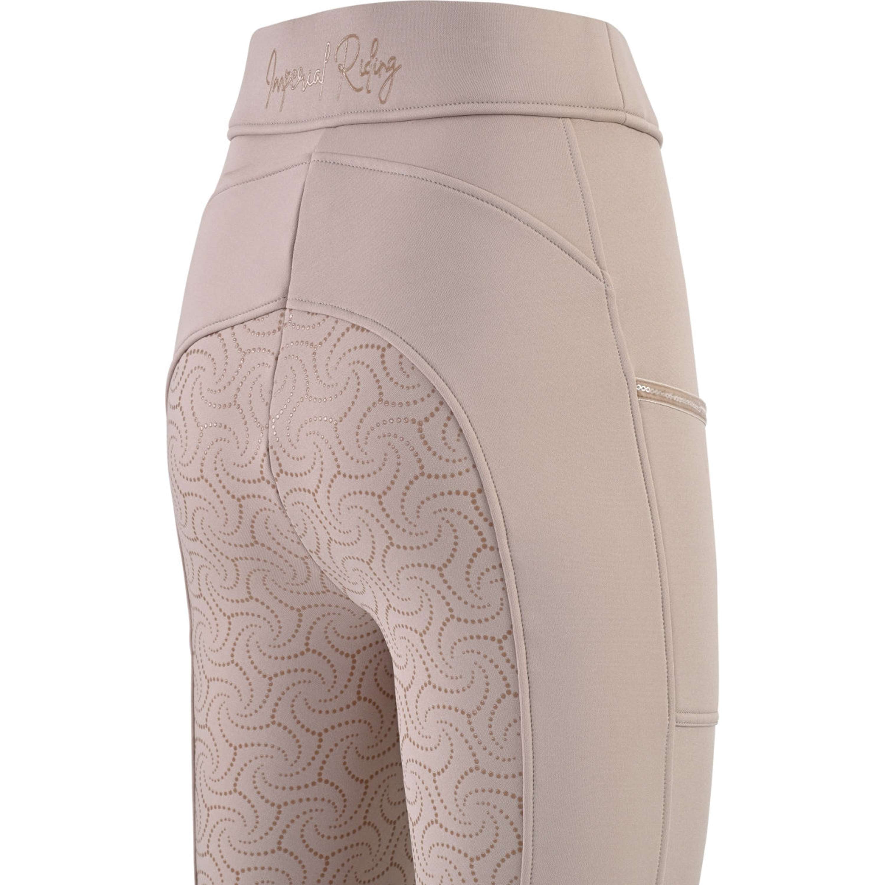 Imperial Riding Reitleggings IRHTeddy Full Grip Taupe