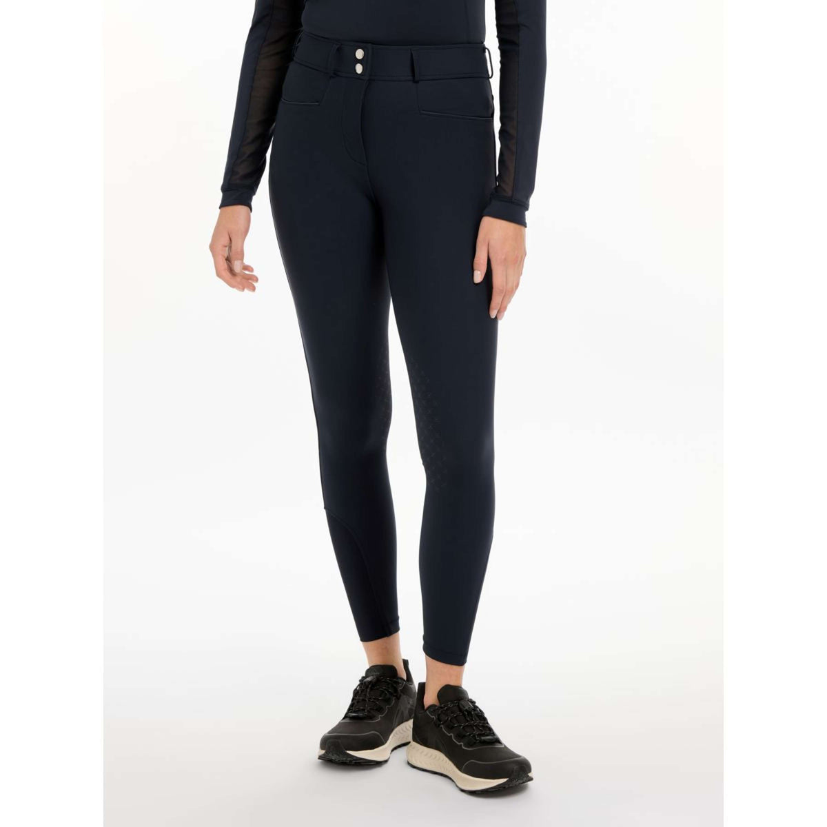 LeMieux Reithose Isabelle Knie Grip Navy