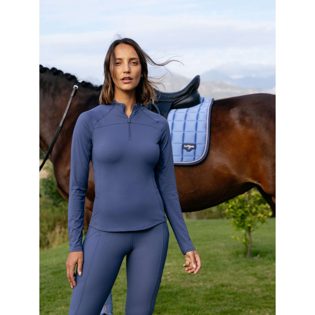 LeMieux Base Layer Airflow Lange Ärmel Shadow