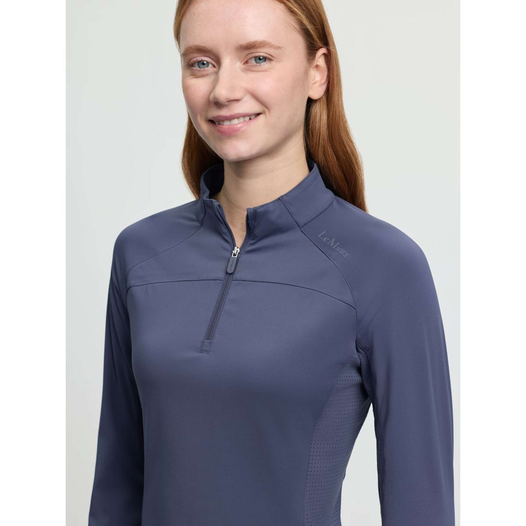 LeMieux Base Layer Airflow Lange Ärmel Shadow