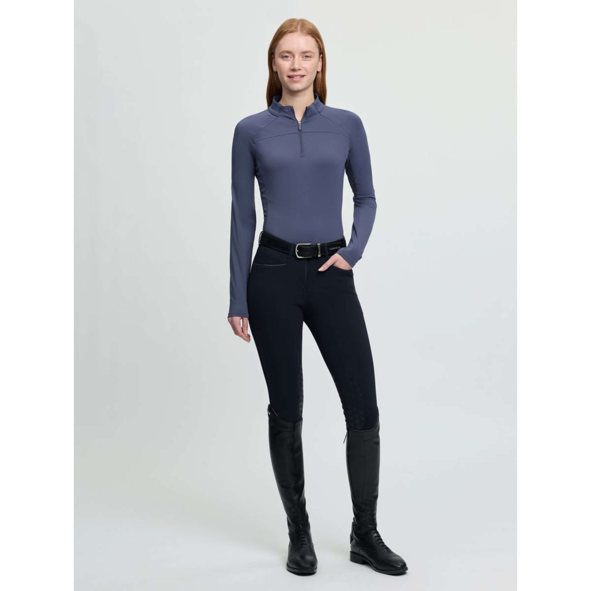 LeMieux Base Layer Airflow Lange Ärmel Shadow