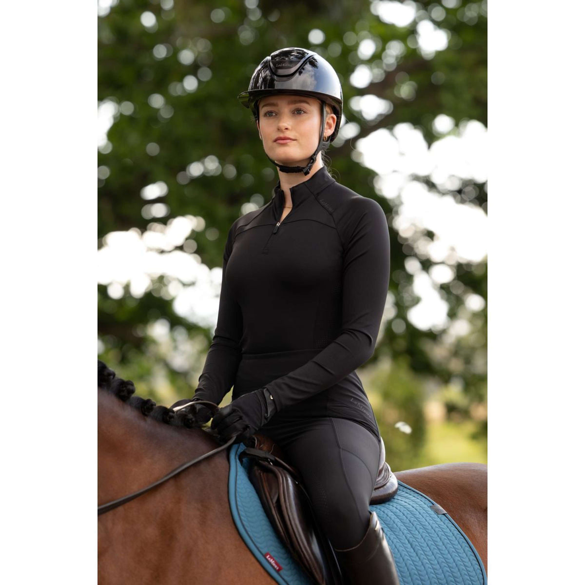 LeMieux Base Layer Airflow Lange Ärmel Schwarz