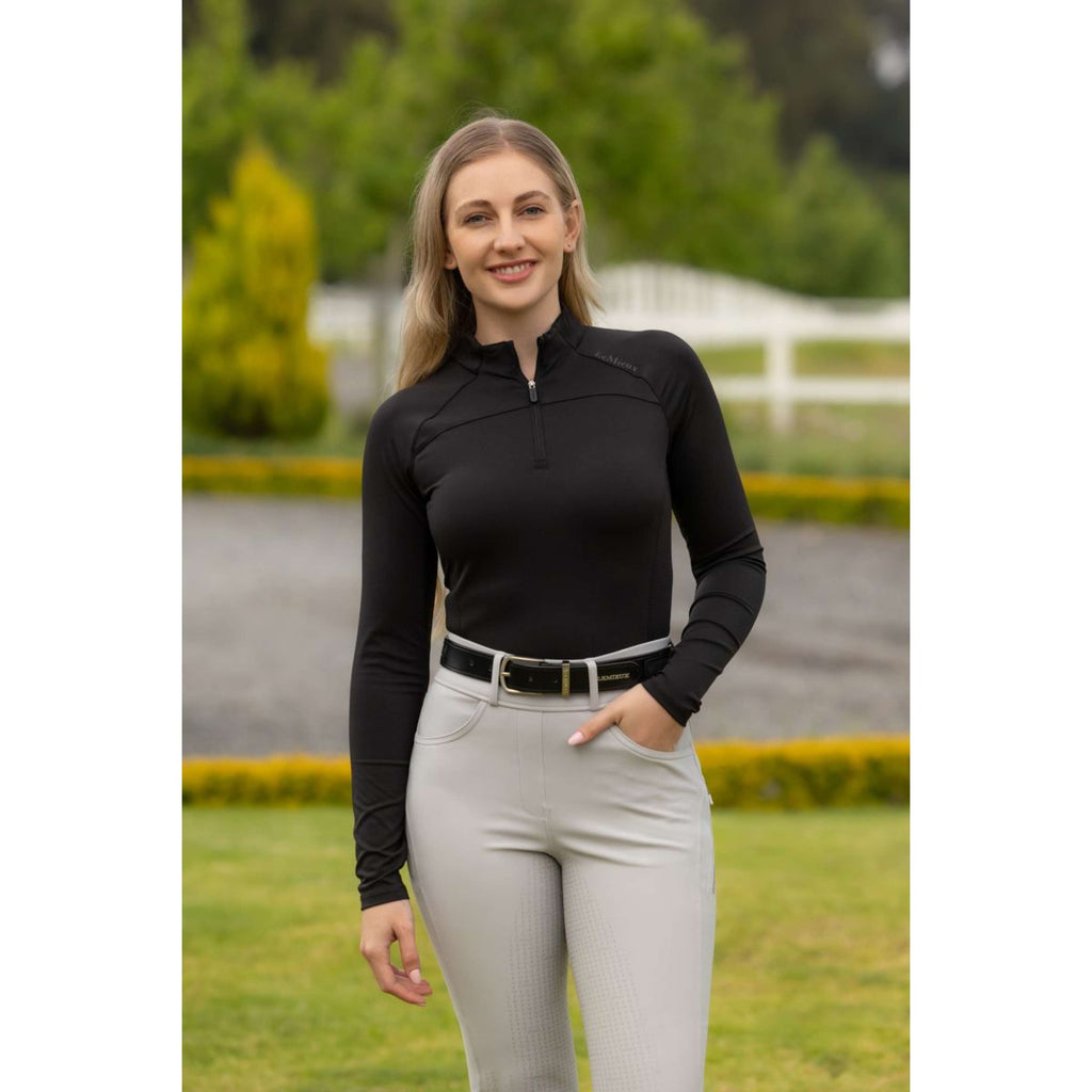 LeMieux Base Layer Airflow Lange Ärmel Schwarz