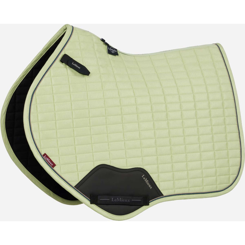 LeMieux Schabracke Suede Close Contact Square Springen Macaron