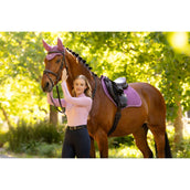 LeMieux Schabracke Suede Close Contact Square Springen Mallow