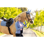 LeMieux Schabracke Suede Close Contact Square Springen Powder Blue