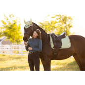 LeMieux Schabracke Suede Square Dressur Macaron