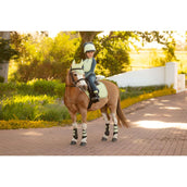 LeMieux Schabracke Mini Suede Close Contact Square Springen Macaron