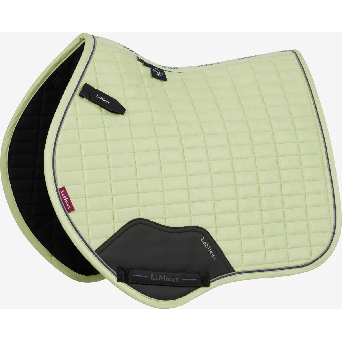 LeMieux Schabracke Mini Suede Close Contact Square Springen Macaron