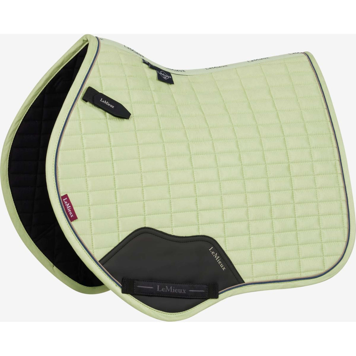 LeMieux Schabracke Mini Suede Close Contact Square Springen Macaron