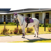 LeMieux Schabracke Mini Suede Close Contact Square Springen Mallow