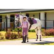 LeMieux Schabracke Mini Suede Close Contact Square Springen Mallow