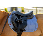 LeMieux Schabracke Mini Suede Close Contact Square Springen Powder Blue