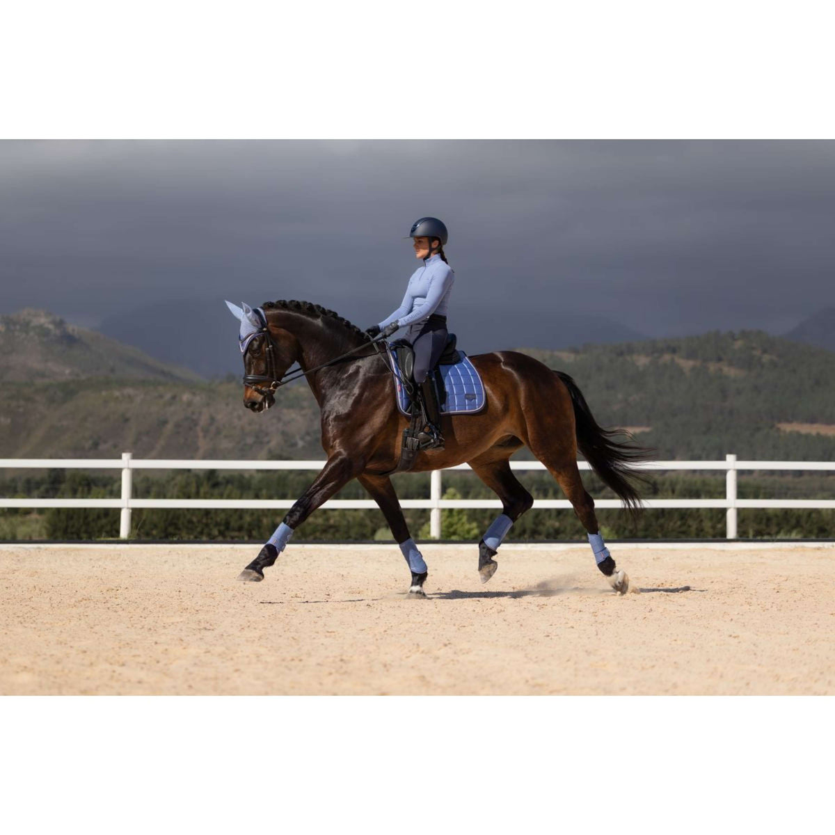 LeMieux Schabracke Loire Classic Square Dressur Powder Blue