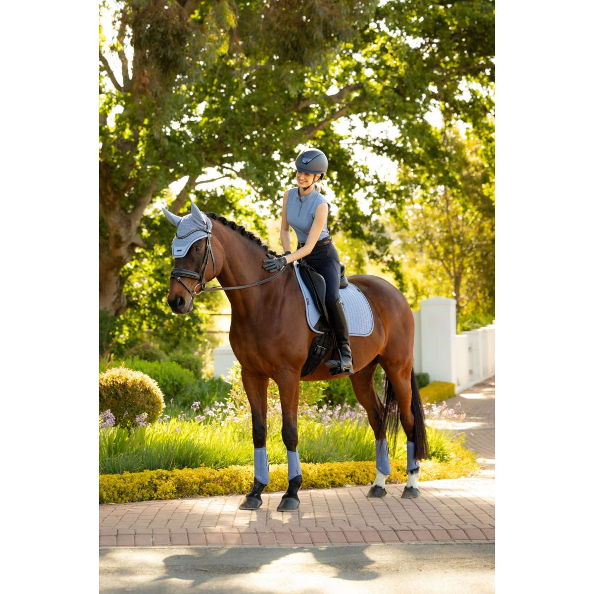 LeMieux Schabracke Essence Square Dressur Powder Blue