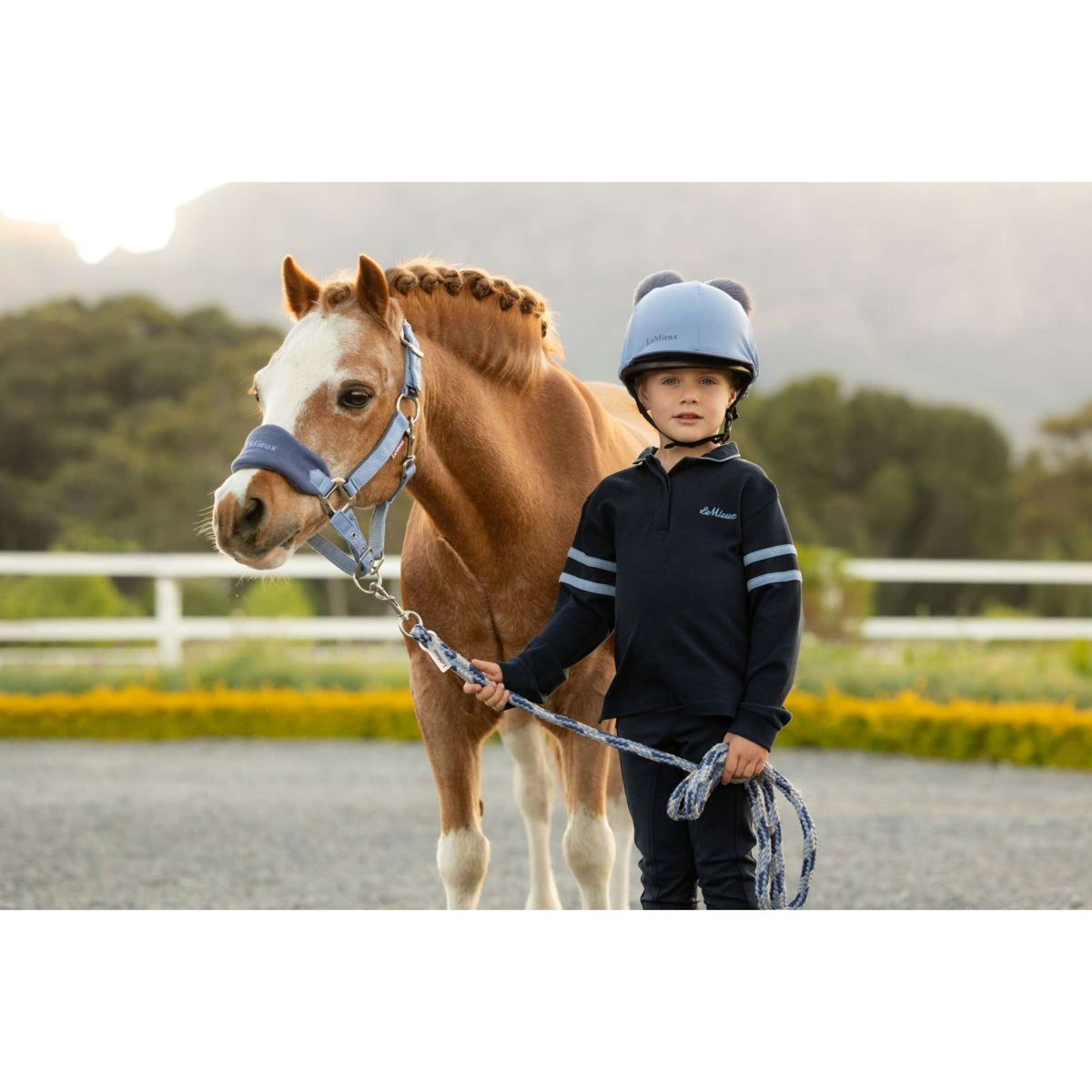 LeMieux Halfterset Mini Vogue Powder Blue