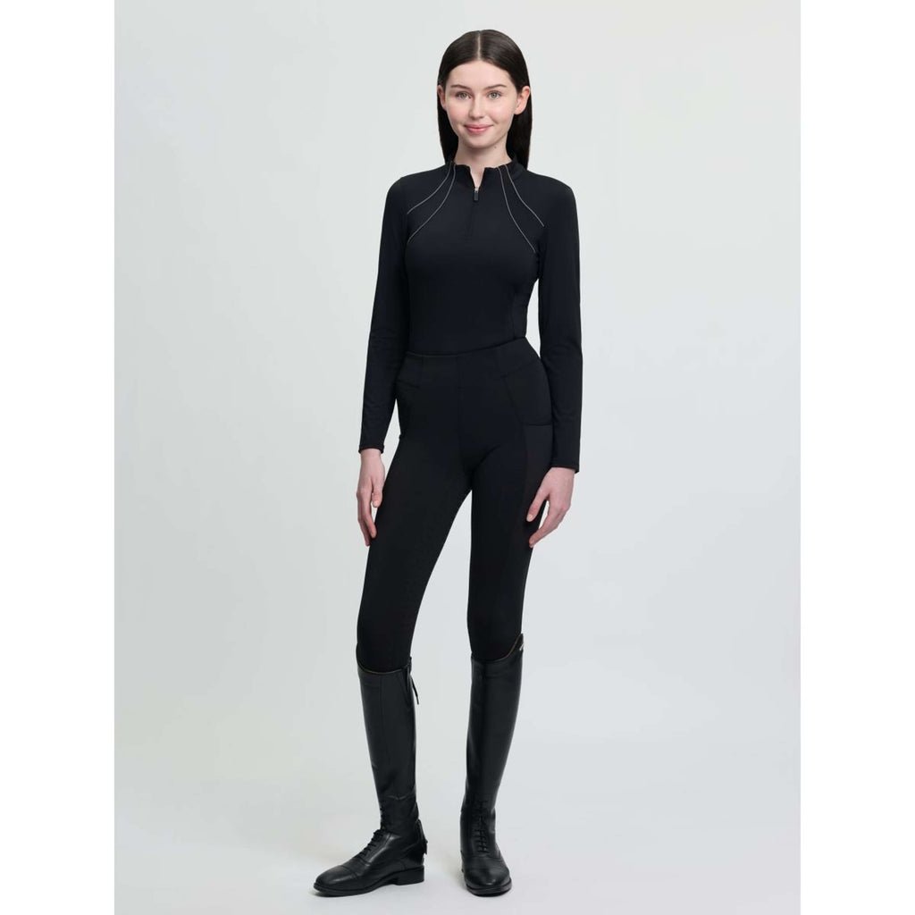LeMieux Base Layer Young Rider Airflow Schwarz